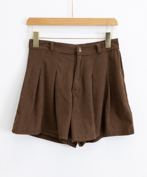 Miniministore(ミニミニストア)の「コーデュロイ ショートパンツ レディース(スラックス・レディース・ブラウン/ブラック・M/XL/L)」の19枚目の写真