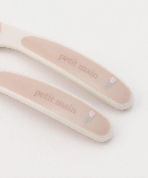 petit main（プティマイン）の「スプーン・フォークセット（マグ/哺乳瓶/お食事グッズ・キッズ・ベージュ/グリーン/ライトピンク・F）」の7枚目の写真