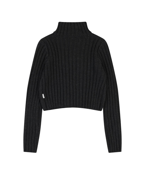 ORDINARY HOLIDAY（オーディナリー ホリデー）の「TOGGLE CABLE CARDIGAN [CHARCOAL]（カーディガン/ボレロ・レディース・その他・FREE）」の3枚目の写真