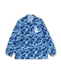 A BATHING APE（アベイシングエイプ）の「ABC CAMO COLLEGE COACH JACKET（ミリタリージャケット）」
