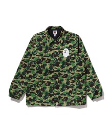 A BATHING APE（アベイシングエイプ）の「ABC CAMO COLLEGE COACH JACKET（ミリタリージャケット）」