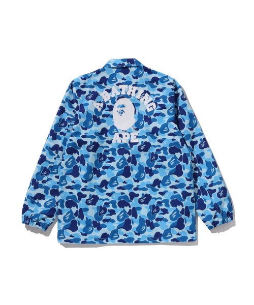 A BATHING APE(アベイシングエイプ)の「ABC CAMO COLLEGE COACH JACKET(ミリタリージャケット・キッズ・ブルー/グリーン/ピンク・160/150)」の9枚目の写真