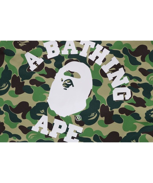 A BATHING APE(アベイシングエイプ)の「ABC CAMO COLLEGE COACH JACKET(ミリタリージャケット・キッズ・ブルー/グリーン/ピンク・160/150)」の14枚目の写真