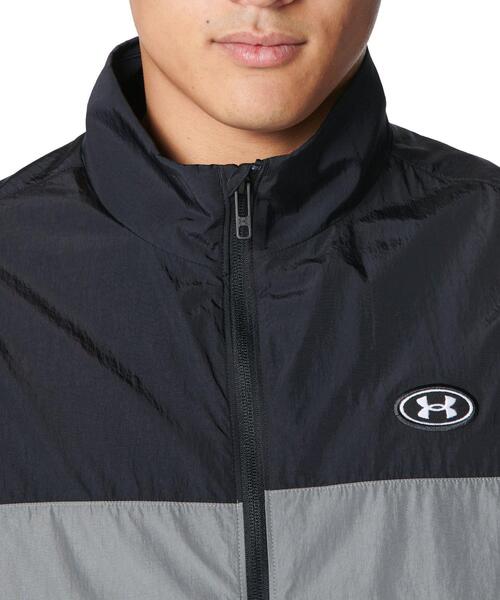 UNDER ARMOUR(アンダーアーマー)の「UAアイコン ウーブン トラック フルジップ ジャケット(ライフスタイル/メンズ)(その他アウター・メンズ・ブラック・L/M/XL/S/2XL)」の3枚目の写真