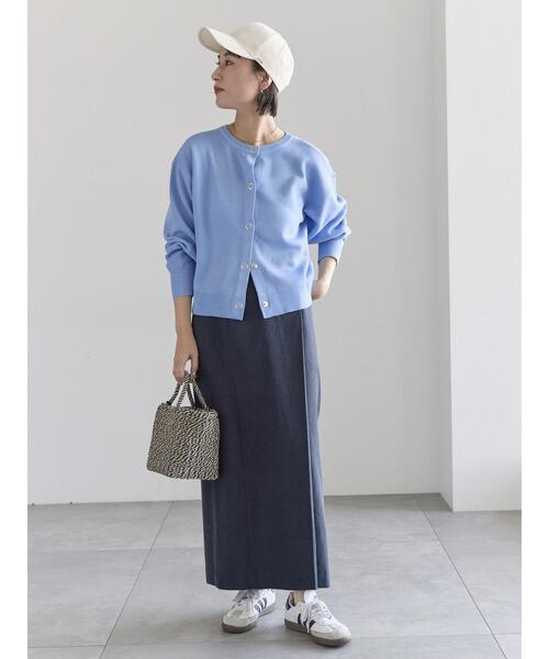 Te chichi(テチチ)の「サイドベルトチノタイトスカート《2026 spring catalog item》(スカート・レディース・オフホワイト/ベージュ/ネイビー・F)」の12枚目の写真