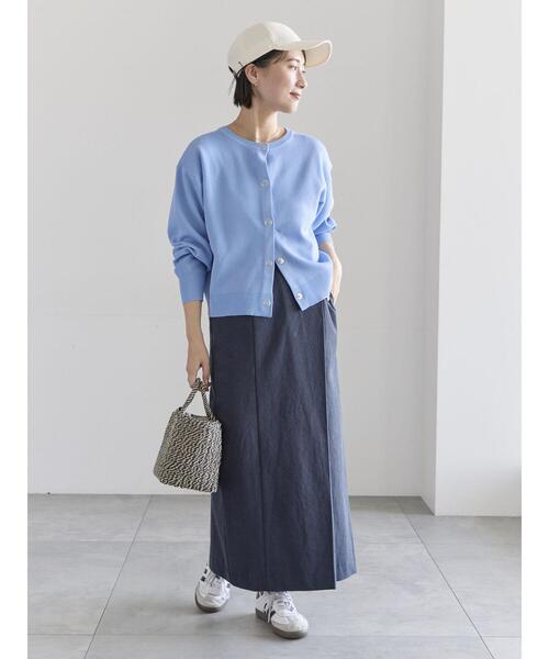 Te chichi(テチチ)の「サイドベルトチノタイトスカート《2026 spring catalog item》(スカート・レディース・オフホワイト/ベージュ/ネイビー・F)」の13枚目の写真