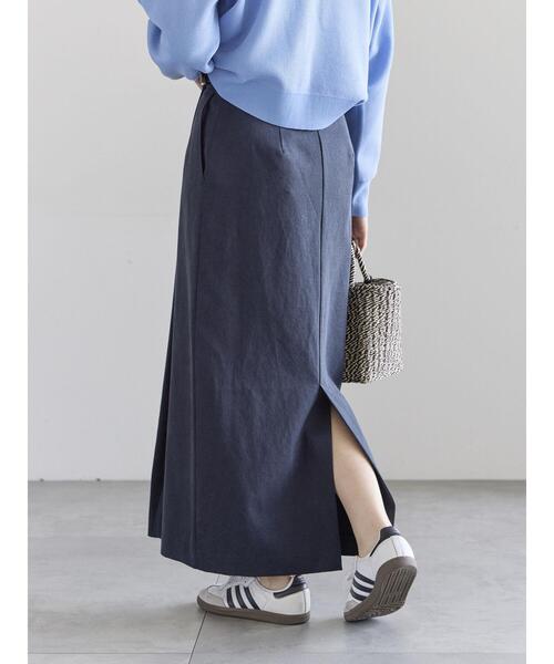 Te chichi(テチチ)の「サイドベルトチノタイトスカート《2026 spring catalog item》(スカート・レディース・オフホワイト/ベージュ/ネイビー・F)」の16枚目の写真