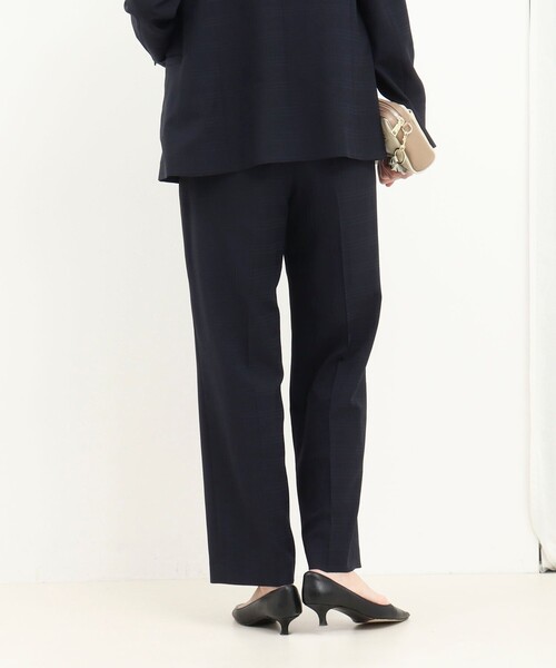 MICO COULIER（ミコクリエ）の「《セットアップ対応》シアーチェックパンツ（その他パンツ・レディース・ネイビー・38/40）」の7枚目の写真