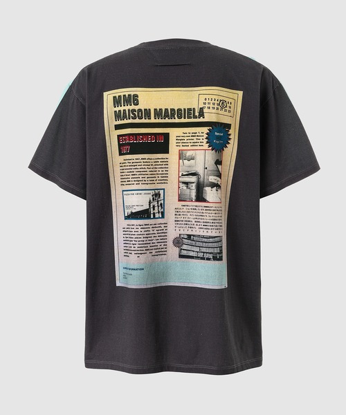 MM6MaisonMargiela エムエムシックスメゾンマルジェラ Tシャツ T-SHIRT（Tシャツ/カットソー）｜MM6 Maison Margiela（ｴﾑｴﾑｼｯｸｽ ﾒｿﾞﾝ