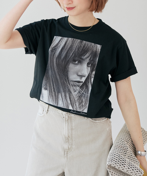 Spick & Span（スピックアンドスパン）の「COUTURE D`ADAM/クチュールドアダム T-Shirt（Tシャツ/カットソー・レディース・ホワイト/ブラック・MEDIUM）」の6枚目の写真