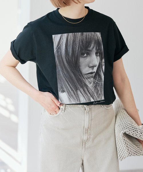 Spick & Span（スピックアンドスパン）の「COUTURE D`ADAM/クチュールドアダム T-Shirt（Tシャツ/カットソー・レディース・ホワイト/ブラック・MEDIUM）」の9枚目の写真