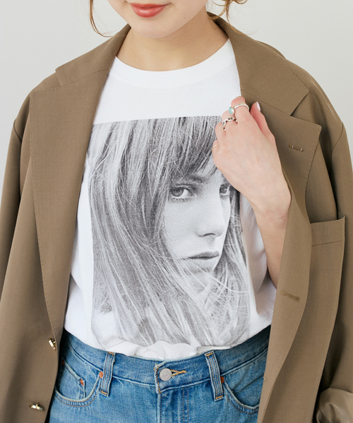 Spick & Span（スピックアンドスパン）の「COUTURE D`ADAM/クチュールドアダム T-Shirt（Tシャツ/カットソー・レディース・ホワイト/ブラック・MEDIUM）」の13枚目の写真