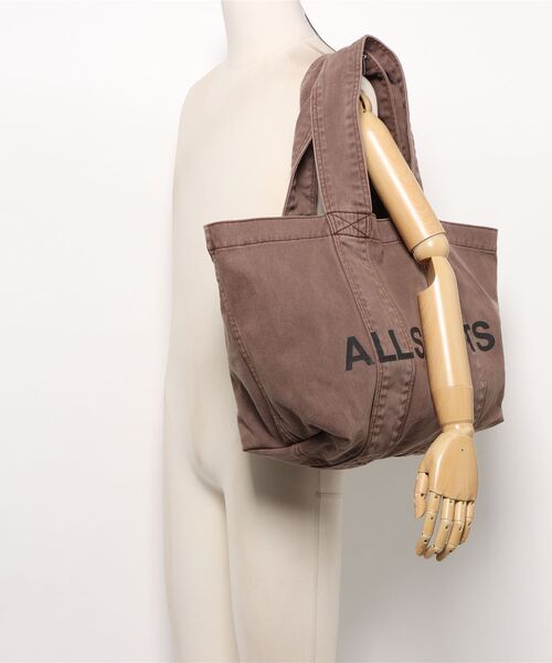 ALLSAINTS(オールセインツ)の「IZZY DENIM TOTE(トートバッグ・レディース・チョコ・ONE SIZE)」の5枚目の写真