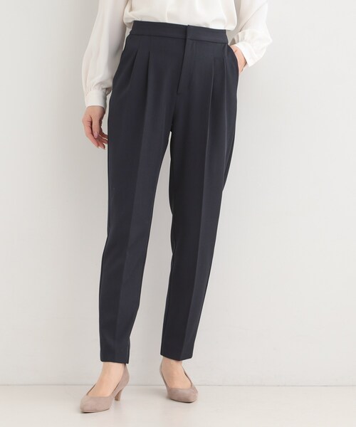 SHOO・LA・RUE（シューラルー）の「【多機能】2タックテーパードパンツ（その他パンツ・レディース・ナチュラル/グレー/ネイビー・10/04/03/02/01）」の12枚目の写真