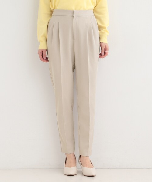 SHOO・LA・RUE（シューラルー）の「【多機能】2タックテーパードパンツ（その他パンツ・レディース・ナチュラル/グレー/ネイビー・10/04/03/02/01）」の16枚目の写真