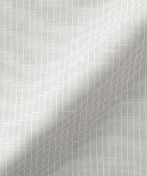 無印良品（ムジルシリョウヒン）の「紳士 ヘンプコットンスタンドカラー長袖シャツ（シャツ/ブラウス・メンズ・ホワイト/グレー系1/サックスブルー系/ブラック/ライトピンク/グレー系/ブルー・S/L/XL/M）」の18枚目の写真