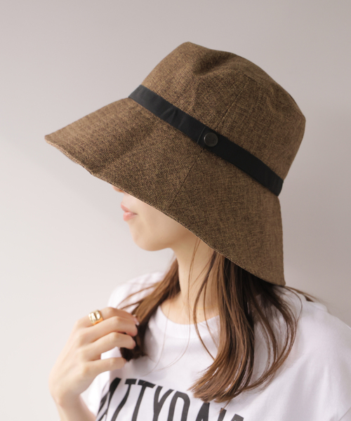 THE NORTH FACE（ザノースフェイス）の「《追加》【THE NORTH FACE/ ザノースフェイス】 HIKE BLOOM HAT：ハット（ハット・レディース・ブラック/ベージュ/ブラウン・MEDIUM/LARGE）」の5枚目の写真