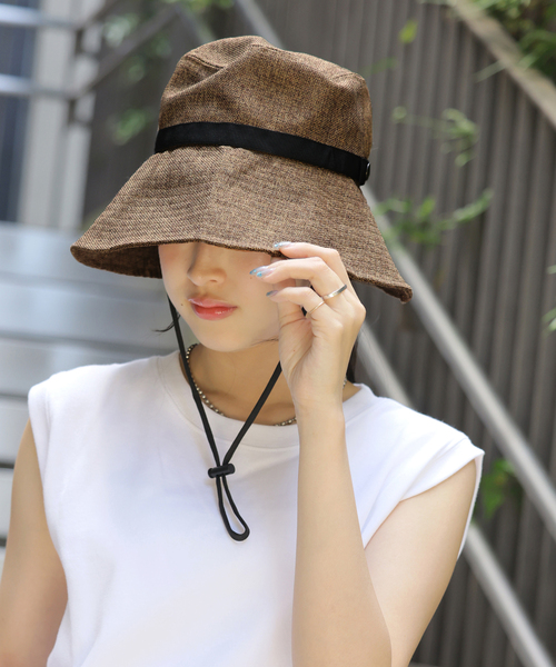 THE NORTH FACE（ザノースフェイス）の「《追加》【THE NORTH FACE/ ザノースフェイス】 HIKE BLOOM HAT：ハット（ハット・レディース・ブラック/ベージュ/ブラウン・MEDIUM/LARGE）」の7枚目の写真