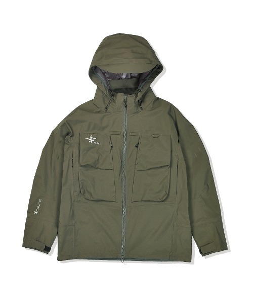 Foxfire(フォックスファイヤー)の「ダイナライトジャケット(マウンテンパーカー・メンズ・ブラック系その他/オリーブ・M/L/XL)」の2枚目の写真
