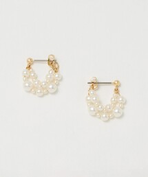 green label relaxing | ミニフェイクパール ピアス(ピアス(両耳用))