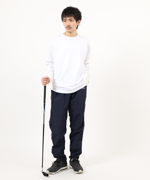 FUNALIVE（ファンアライブ）の「裏メッシュ パイピング ロゴ イージーパンツ（チノパンツ・メンズ・グレー/ネイビー/ブラック・LL/L/M）」の19枚目の写真