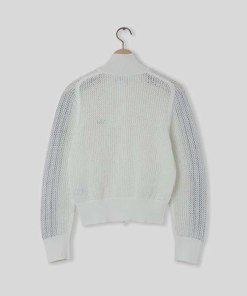adidas Originals（アディダスオリジナルス）の「adidas W KNITTED CROCHET FIREBIRD TRACK TOP  WQ801（ブルゾン・メンズ・ホワイト/ブラウン・S/M）」の9枚目の写真