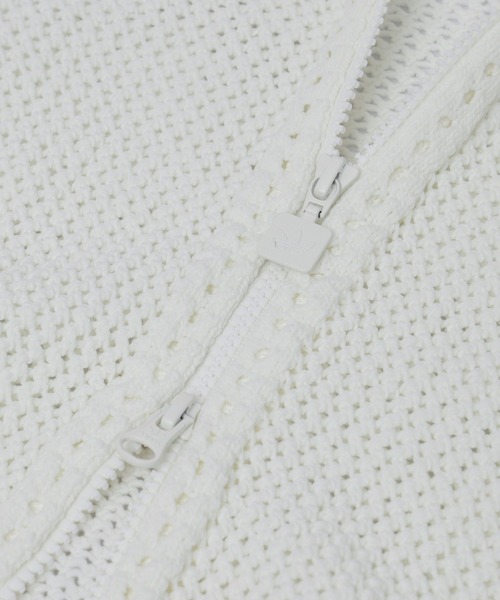 adidas Originals（アディダスオリジナルス）の「adidas W KNITTED CROCHET FIREBIRD TRACK TOP  WQ801（ブルゾン・メンズ・ホワイト/ブラウン・S/M）」の6枚目の写真