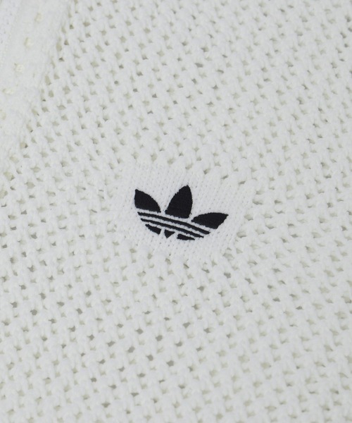 adidas Originals（アディダスオリジナルス）の「adidas W KNITTED CROCHET FIREBIRD TRACK TOP  WQ801（ブルゾン・メンズ・ホワイト/ブラウン・S/M）」の7枚目の写真