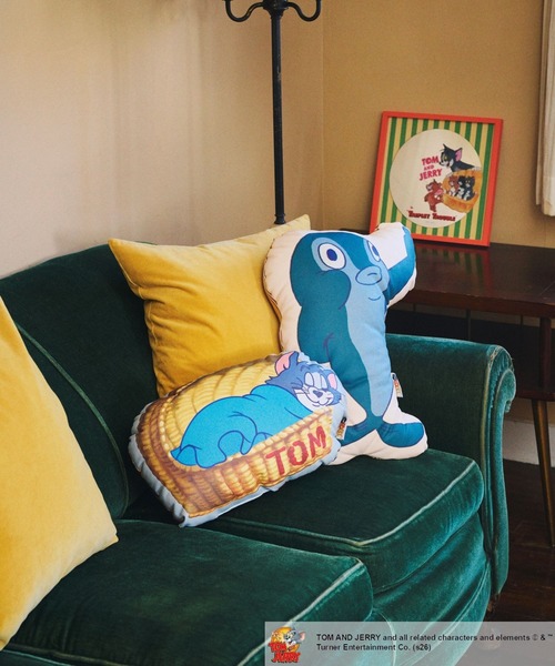 niko and...（ニコアンド）の「【トムとジェリー】コラボダイカットクッション（クッション/クッションカバー・レディース・ブルー/イエロー・0）」の3枚目の写真