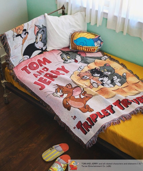 niko and...（ニコアンド）の「【トムとジェリー】コラボダイカットクッション（クッション/クッションカバー・レディース・ブルー/イエロー・0）」の4枚目の写真