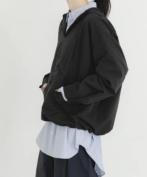 EKAL（エカル）の「DOT AIR ANORAK JACKET（その他アウター・レディース・ブラウン/ブラック・ONE）」の2枚目の写真