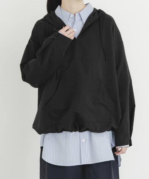 EKAL(エカル)の「『吸水速乾/通気性/軽量』DOT AIR ANORAK JACKET(その他アウター・レディース・ブラウン/ブラック・ONE)」の10枚目の写真