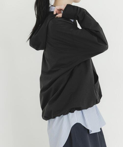 EKAL（エカル）の「DOT AIR ANORAK JACKET（その他アウター・レディース・ブラウン/ブラック・ONE）」の22枚目の写真