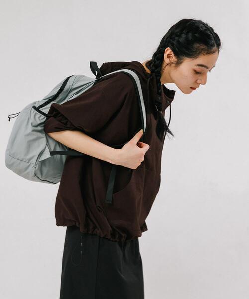 EKAL（エカル）の「DOT AIR ANORAK JACKET（その他アウター・レディース・ブラウン/ブラック・ONE）」の13枚目の写真