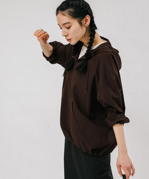 EKAL（エカル）の「DOT AIR ANORAK JACKET（その他アウター・レディース・ブラウン/ブラック・ONE）」の12枚目の写真
