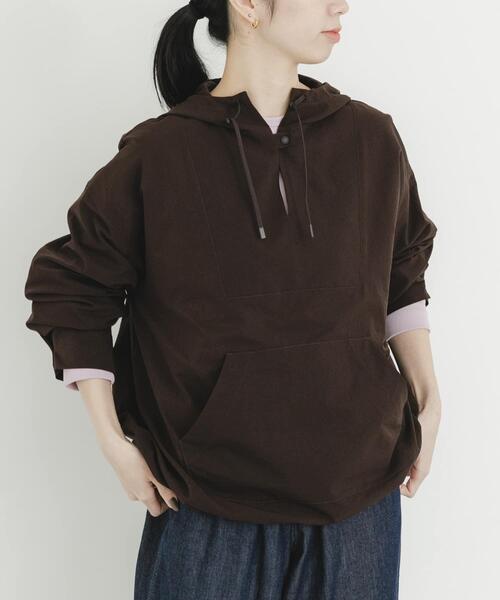 EKAL（エカル）の「DOT AIR ANORAK JACKET（その他アウター・レディース・ブラウン/ブラック・ONE）」の10枚目の写真