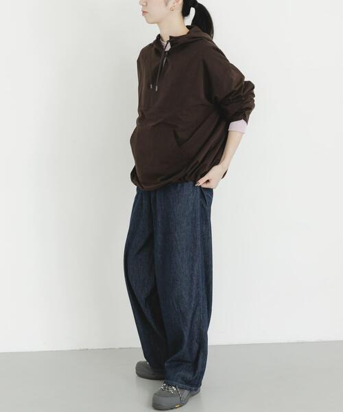 EKAL（エカル）の「DOT AIR ANORAK JACKET（その他アウター・レディース・ブラウン/ブラック・ONE）」の8枚目の写真