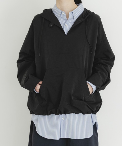 EKAL(エカル)の「DOT AIR ANORAK JACKET(その他アウター・レディース・ブラウン/ブラック・ONE)」の3枚目の写真