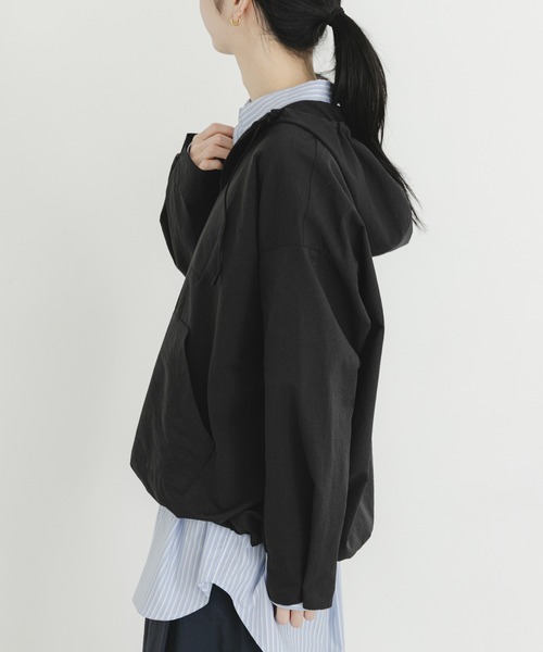 EKAL(エカル)の「DOT AIR ANORAK JACKET(その他アウター・レディース・ブラウン/ブラック・ONE)」の4枚目の写真