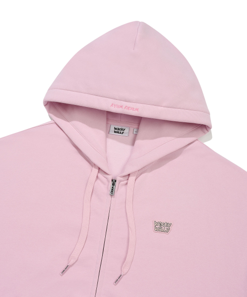 Wacky WiLLy(ワッキーウィリー)の「ダブルワッペンロゴフードジップアップピンク(パーカー・レディース・その他・SMALL/MEDIUM/LARGE/X-LARGE)」の7枚目の写真