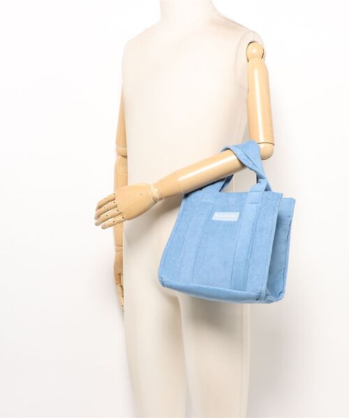 BILLABONG(ビラボン)の「BILLABONG ウィメンズ BOX TOTE PILE トートバッグ 【2026年春夏モデル】(トートバッグ・レディース・アイボリー/ブルー系その他・FREE)」の6枚目の写真