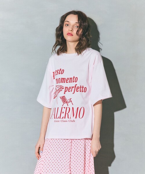 リゾートビーチTシャツ（Tシャツ/カットソー）｜GRACE CLASS（グレース