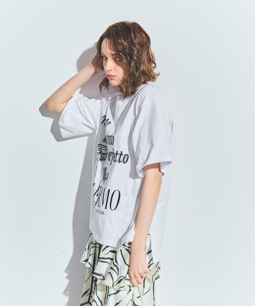 GRACE CLASS（グレースクラス）の「リゾートビーチTシャツ（Tシャツ/カットソー・レディース・ピンク/ホワイト・36）」の14枚目の写真