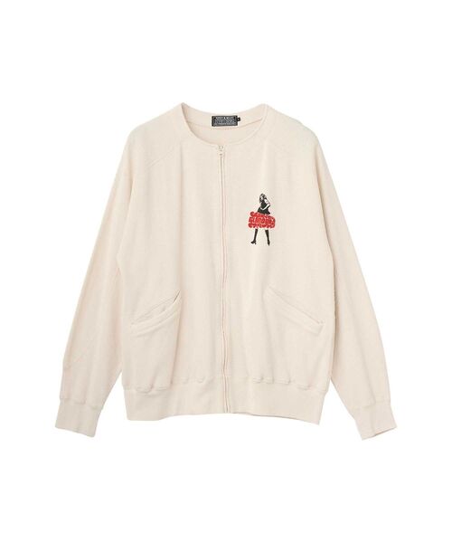 HYSTERIC GLAMOUR(ヒステリックグラマー)の「VIXEN GIRL ノーカラージャケット(その他アウター・メンズ・ブラック/ホワイト/イエロー・SMALL/X-LARGE/LARGE/MEDIUM)」の1枚目の写真