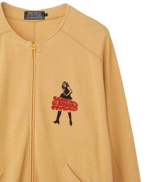 HYSTERIC GLAMOUR(ヒステリックグラマー)の「VIXEN GIRL ノーカラージャケット(その他アウター・メンズ・ブラック/ホワイト/イエロー・SMALL/X-LARGE/LARGE/MEDIUM)」の8枚目の写真