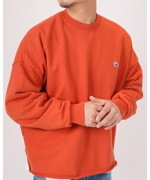 #Re:room（リルーム）の「カットオフスウェットトレーナー（Tシャツ/カットソー・メンズ・テラコッタ/グレー/ブラック・FREE）」の3枚目の写真