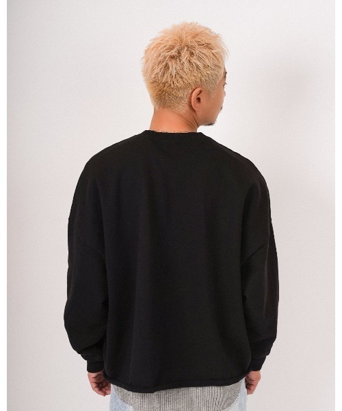 #Re:room（リルーム）の「カットオフスウェットトレーナー（Tシャツ/カットソー・メンズ・テラコッタ/グレー/ブラック・FREE）」の8枚目の写真