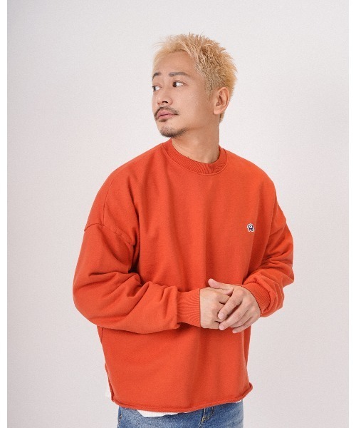 #Re:room（リルーム）の「カットオフスウェットトレーナー（Tシャツ/カットソー・メンズ・テラコッタ/グレー/ブラック・FREE）」の4枚目の写真