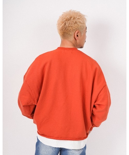 #Re:room（リルーム）の「カットオフスウェットトレーナー（Tシャツ/カットソー・メンズ・テラコッタ/グレー/ブラック・FREE）」の5枚目の写真