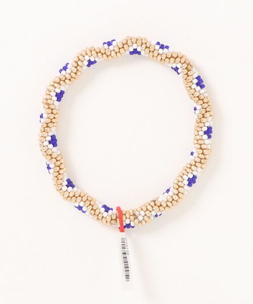 チャイハネ（チャイハネ）の「【チャイハネ】リリアビーズバングル（バングル/リストバンド・レディース・ライトピンク/ライトブルー/ブラック×ホワイト/ブラック×グリーン/ブルー系その他/ミント/レッド系その他/ブロンズ/ターコイズブルー/オレンジ系その他/ブラック系その他/ピンク系その他・FREE）」の7枚目の写真